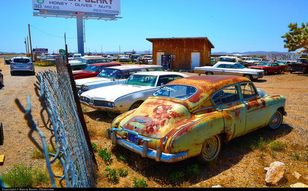 american wrecked cars