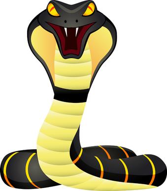 amusing snake elements vector