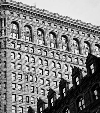 ancient architecture black and white building city