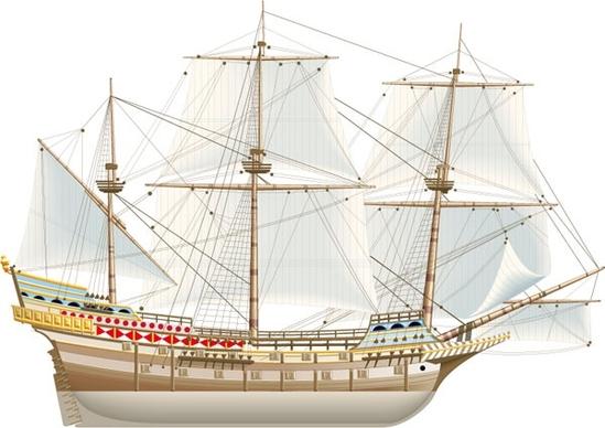 ancient sailing vector