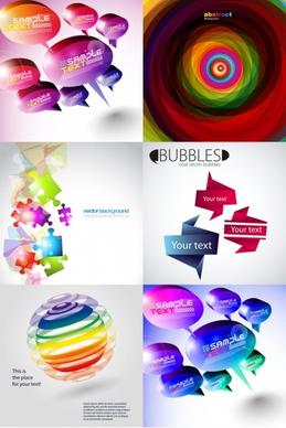 and threedimensional shape of the colorful background vector