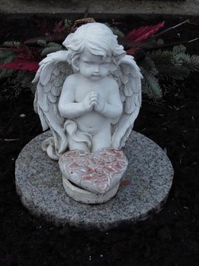 angel figure angel tombstone