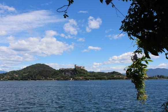 angera castle lake