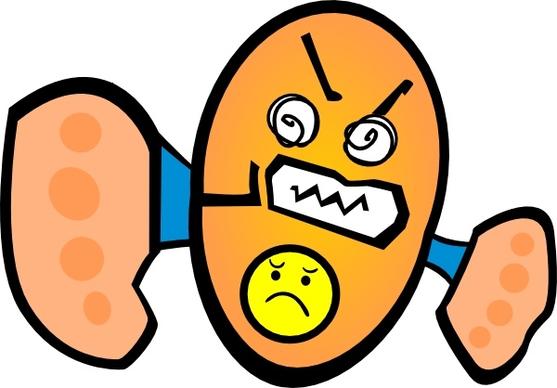 Angry clip art