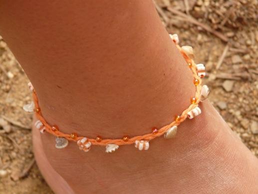 anklet chain foot