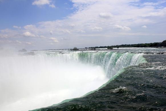 another view of the falls in niagara falls ontario canada