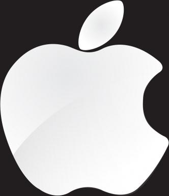 apple icon background closeup black white flat sketch
