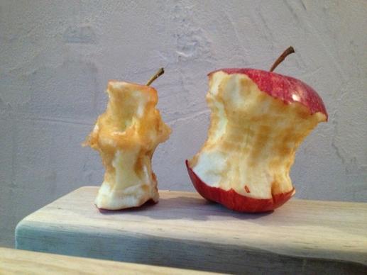 apple eaten gag