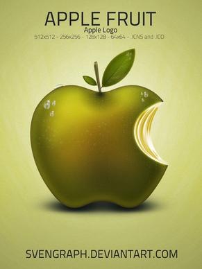 Apple Fruit Logo icons pack