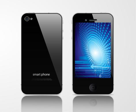 apple iphone smartphone phone illustration