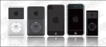 Apple ipod products vector material