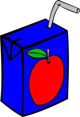 Apple Juice Box clip art