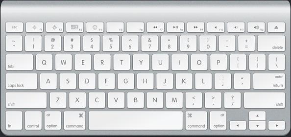 Apple Keyboard PSD