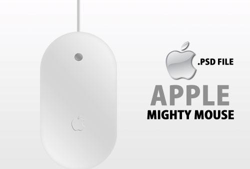 Apple PSD Mighty Mouse