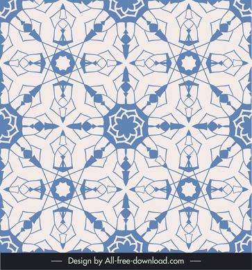 arabic pattern template geometrical illusion repeating shapes outline