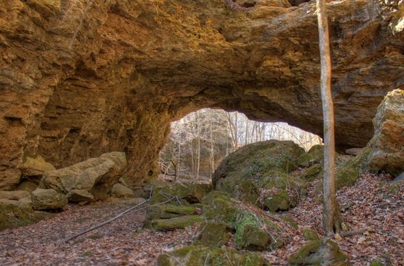 arch at maquoketa caves state park iowa