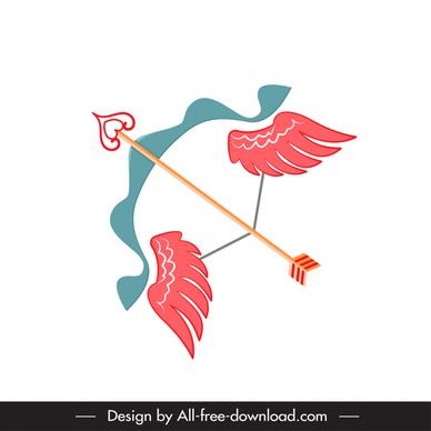 archer valentine icon classic angel wings decor