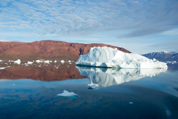 arctic cold frozen glacier greenland ice iceberg