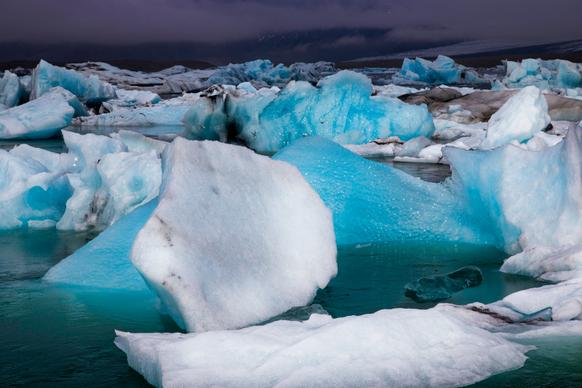 arctic scenery picture elegant icebergs