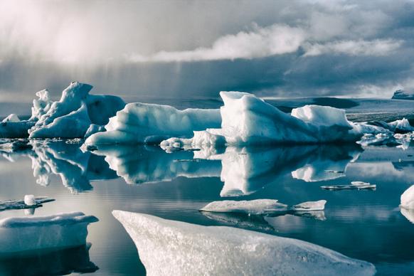 arctic scenery picture ice sea contrast scene 