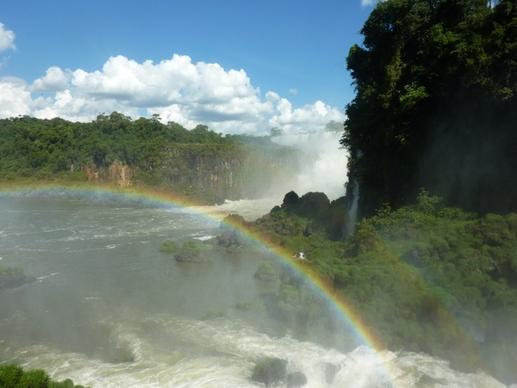 argentina iguazu rainbow