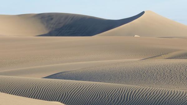 arid dawn desert desolate dry dunes fog hill