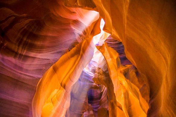 arizona mountain scenery picture elegant bright curves cliff