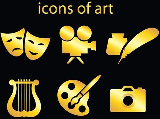 art icon vector