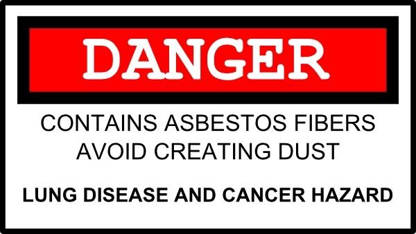 Asbestos Danger clip art
