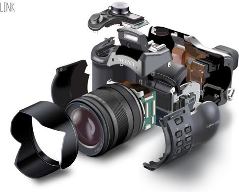 assembled camera vector