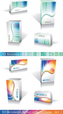 attractive business case collection vector