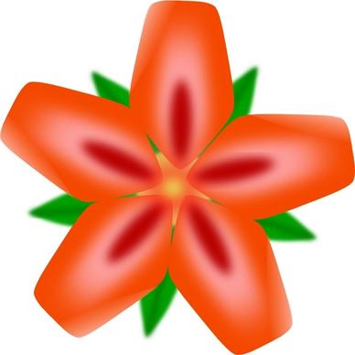 Atulasthana Red Flower clip art