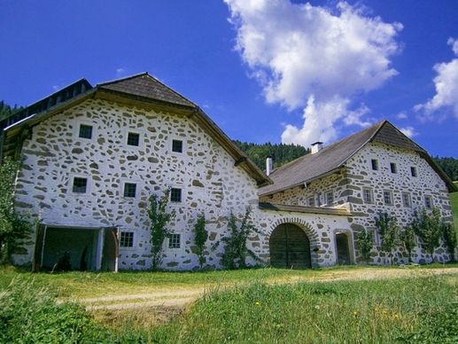 austria buildings barn