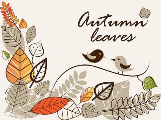 autumn clip art illustrations 1