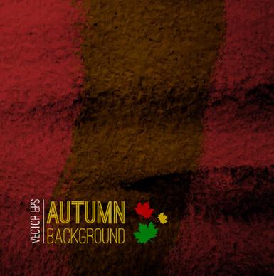 autumn color grunge background vector