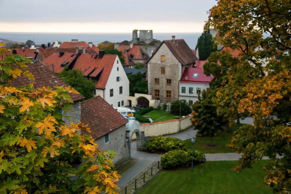 autumn in visby