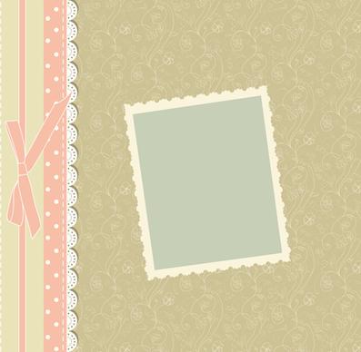 baby frame backgrounds vector