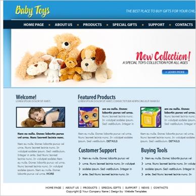 Baby Toys Template
