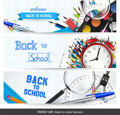 back to school banner creative