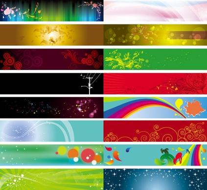 background banner beautiful pattern vector