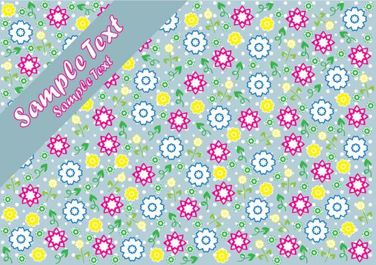 background card design with flowers