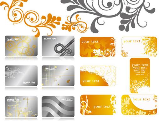 background of the card template vector