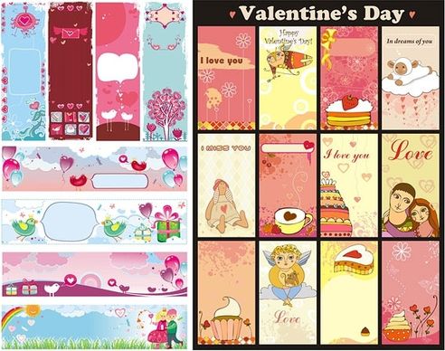 background vector cute valentine day