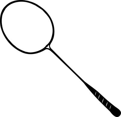 Badminton Racket clip art
