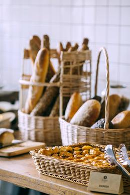 bakery picture elegant bread display 