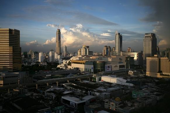 bangkok thailand sky