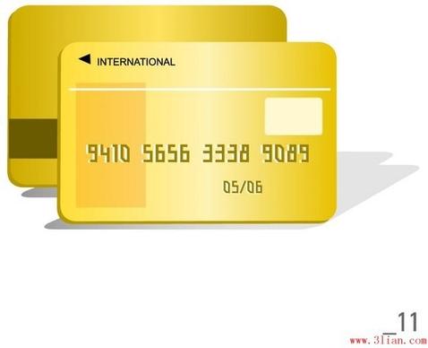 bank card vector illustration