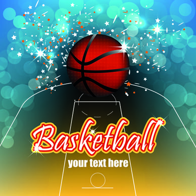 basketball creative poster vector