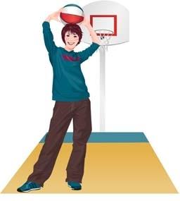 basketball sport vector 1