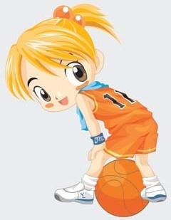 basketball sport vector 4